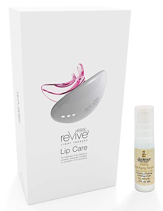 reVive Lip Plumper Light Therapy Device (FDA Cleared) & Hyaluronic